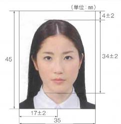 旅券用提出写真