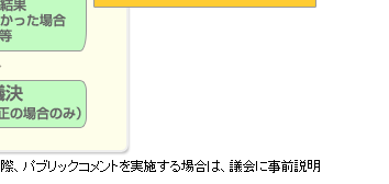 意見公募（パブリック・コメント）手続の流れ06