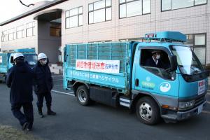 西東京市からの物資提供