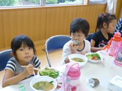 なめがた産野菜の昼食