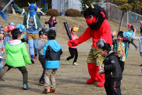 北浦幼稚園節分豆まき01