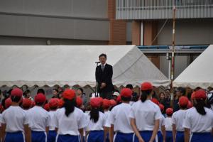 20171024玉造小運動会市長あいさつ