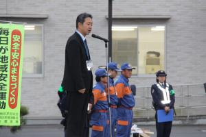 20171215年末県下一斉街頭活動出発式挨拶