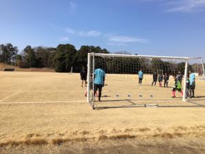 なめがた大使　小澤英明氏サッカー・キーパー教室写真３