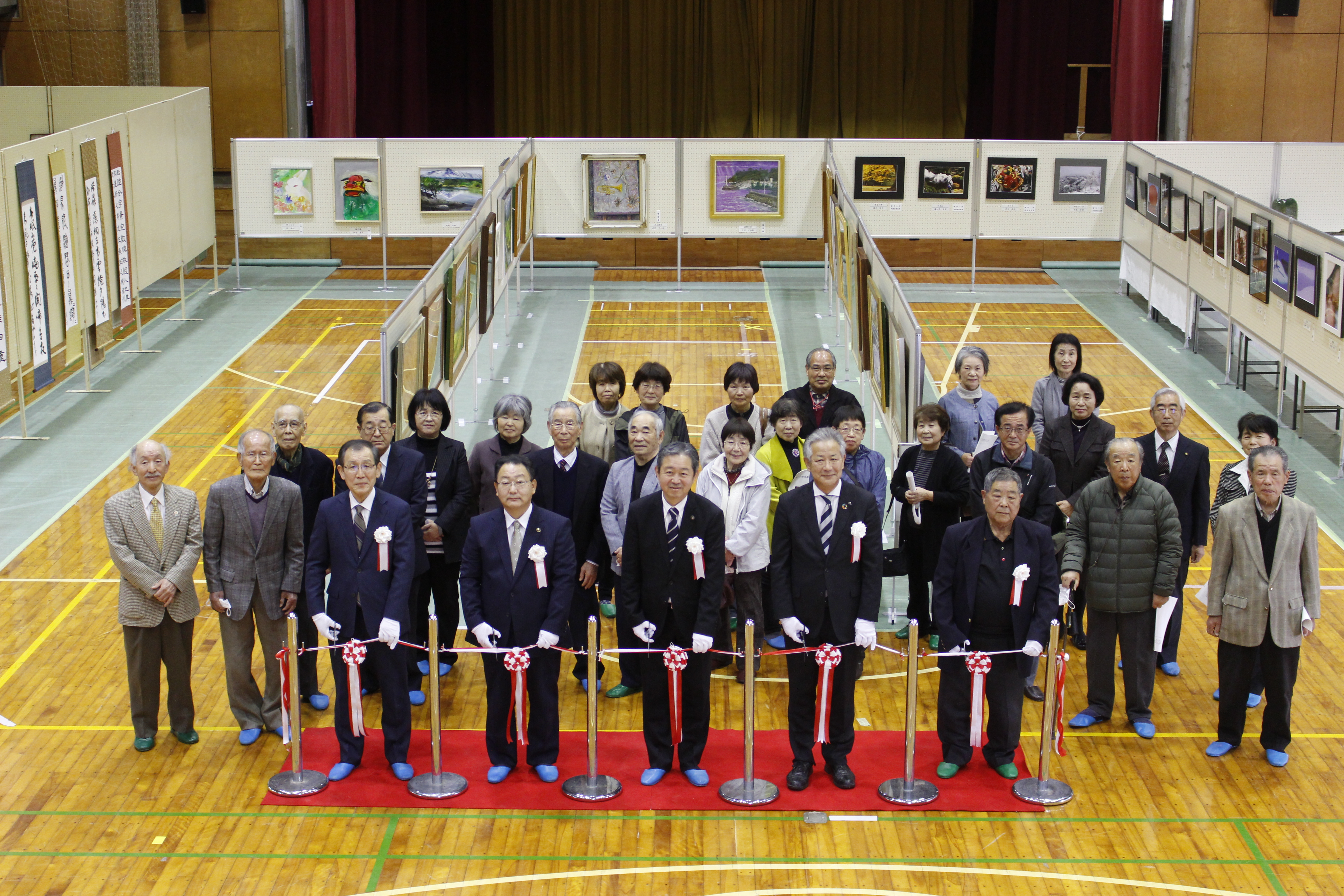 水郷美術展覧会開会式