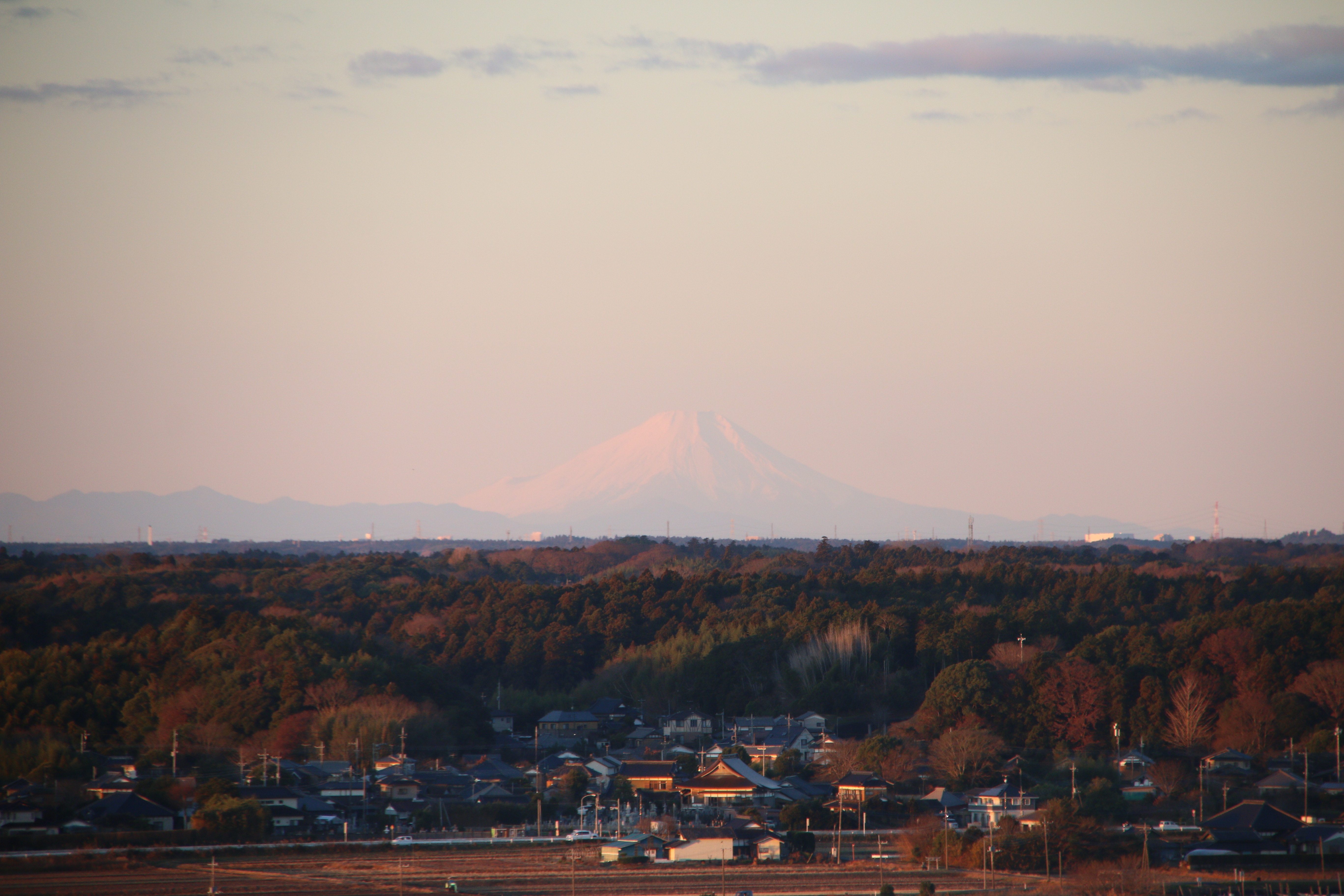 2024初日の出　富士山