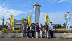 玉造のぼり旗設置